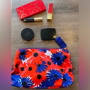 Estee Lauder make up bag with mini products.